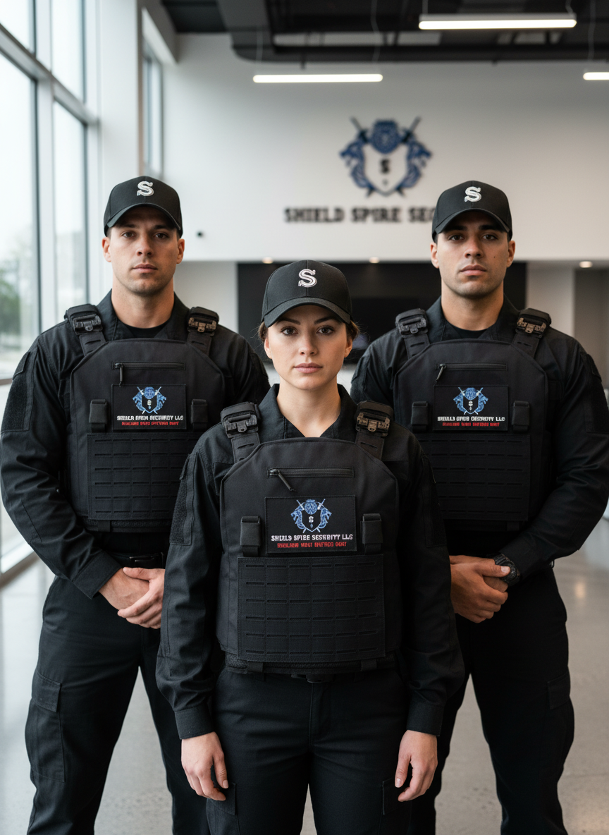 Professional Texas security officer providing commercial property protection