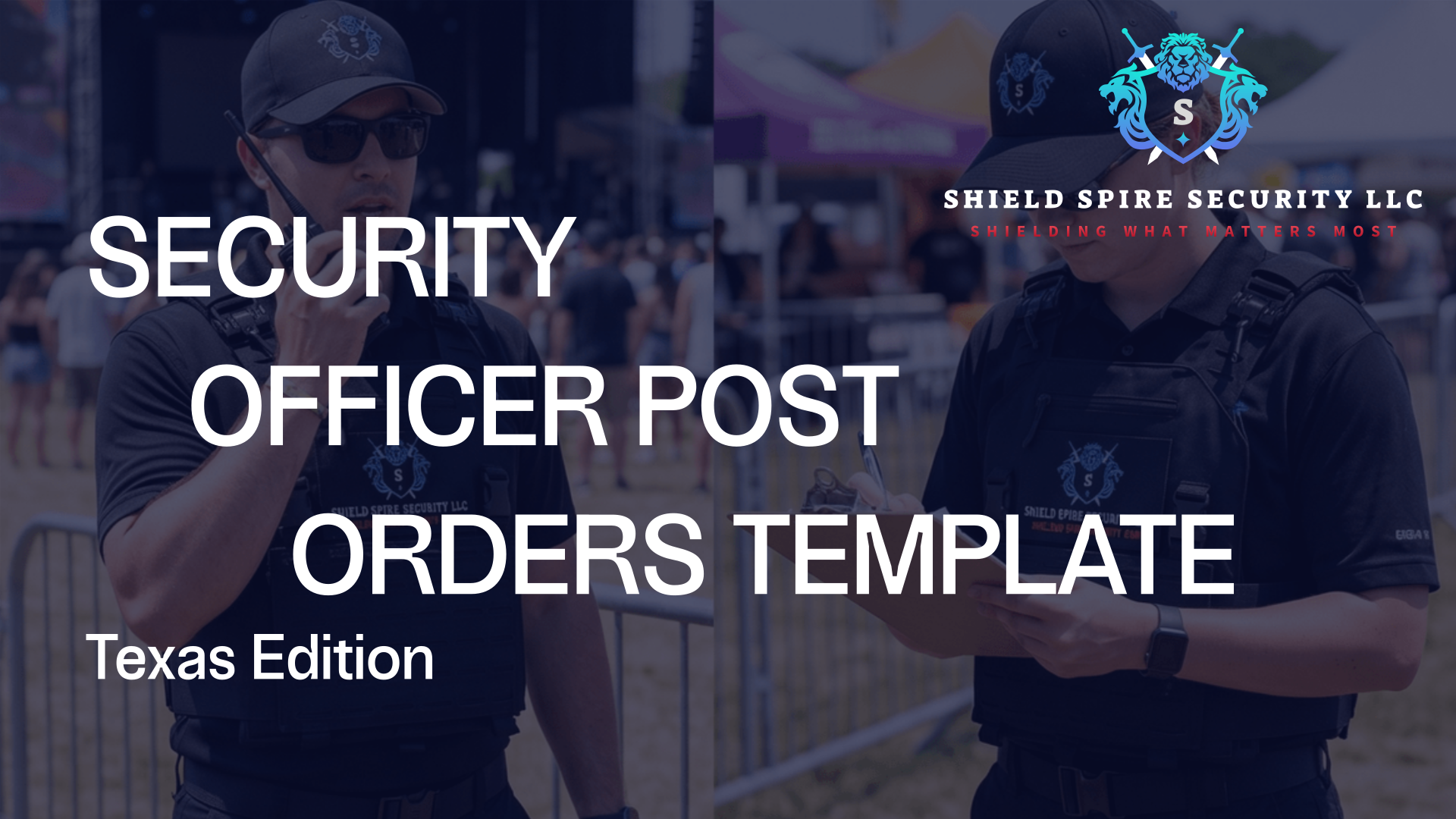 Security Officer Post Orders Template