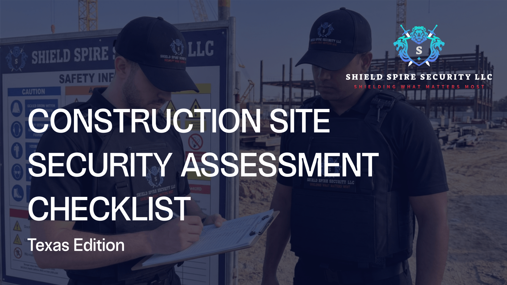 Construction Site Security Assessment Checklist