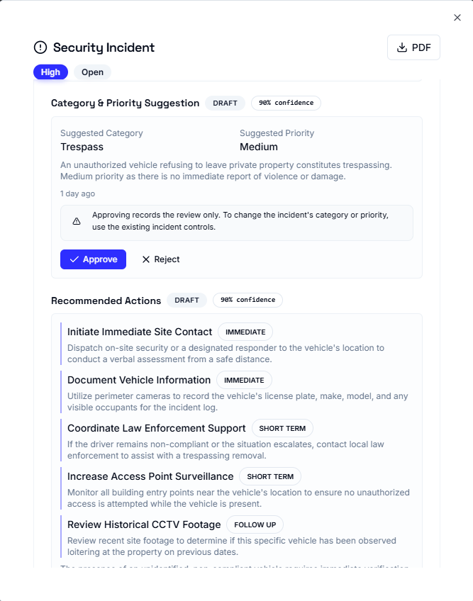The new Incident Triage AI provides Tenant Admins with intelligent reporting tools as part of our Universal AI Assistant platform launch.